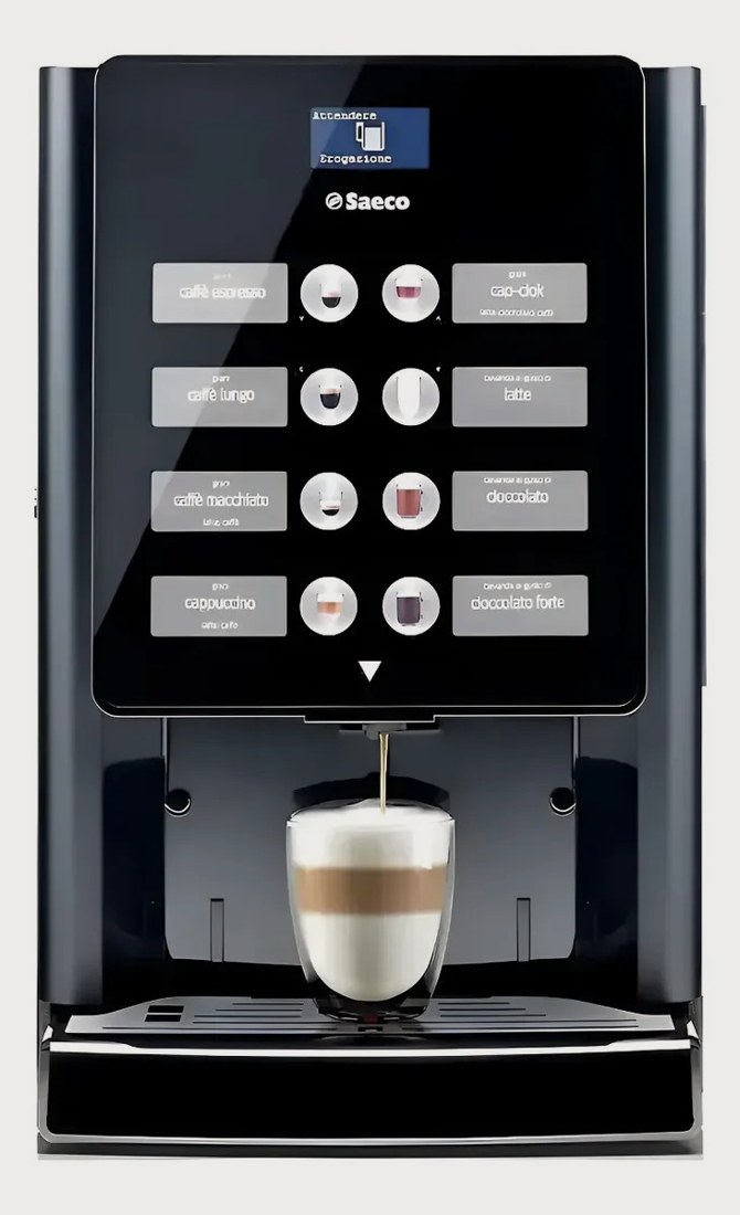 Máquina de café Saeco de mesa para oficinas